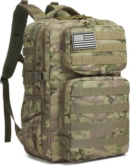 Mochila Impermeável 30L Reforçada com Patch Emborrachado – Mochila Grande de Viagem, Camping, Academia e Uso Diário Masculino