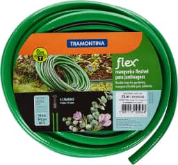 Tramontina Mangueira Flex Com Engates Rosqueados E Esguicho Em Pvc Verde 10 M