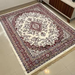 Tapete Sala Persa Belga Turco Luxo 2,00x2,50 M Importado Clássico Franja (Modelo 2)