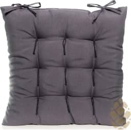 Assento Para Cadeira Futon 40x40 Cm - Cinza